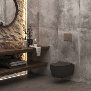 Кнопка смыва Berges Novum 040062 хром матовый